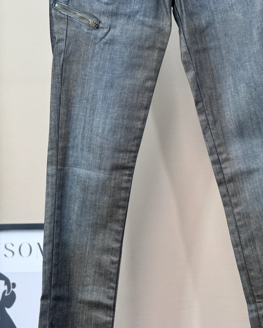 Jean IKKS slim durty blue