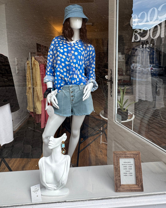 Bob Salut Beauté light denim