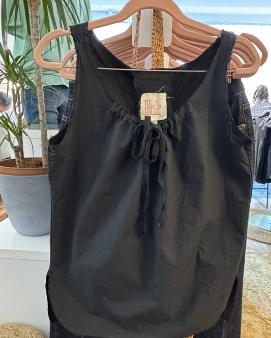 Débardeur HANNOW WESSEL Celestina 100% coton noir T36