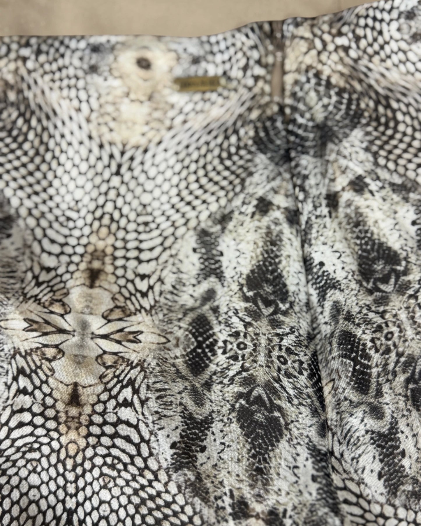 Jupe courte IKKS motif python