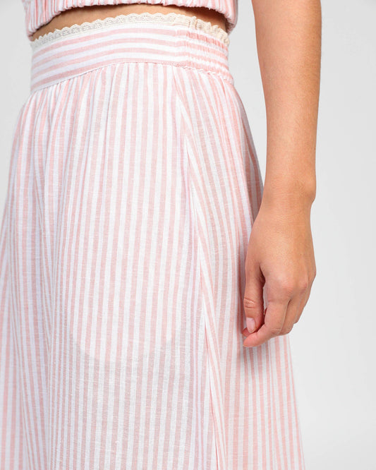 Jupe Midi Ralyta Corail – An'ge zoom