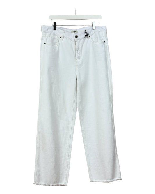 Pantalon Five Jeans Léna large blanc
