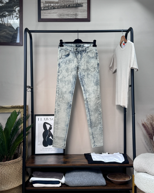 Jean Bray slim push-up bleu dirty