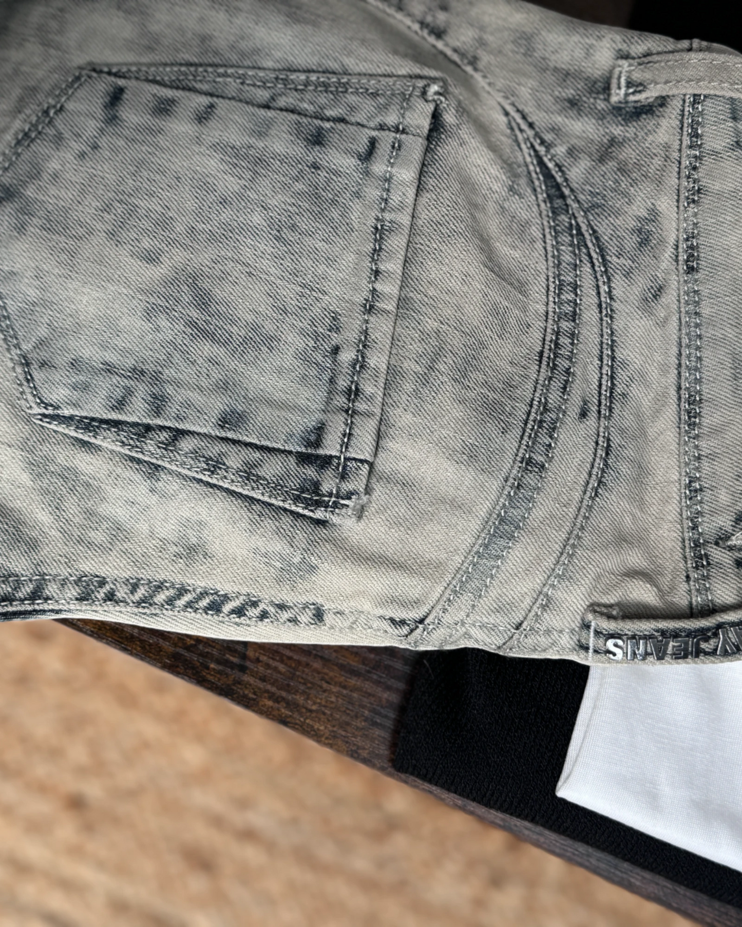 Jean Bray slim push-up bleu dirty