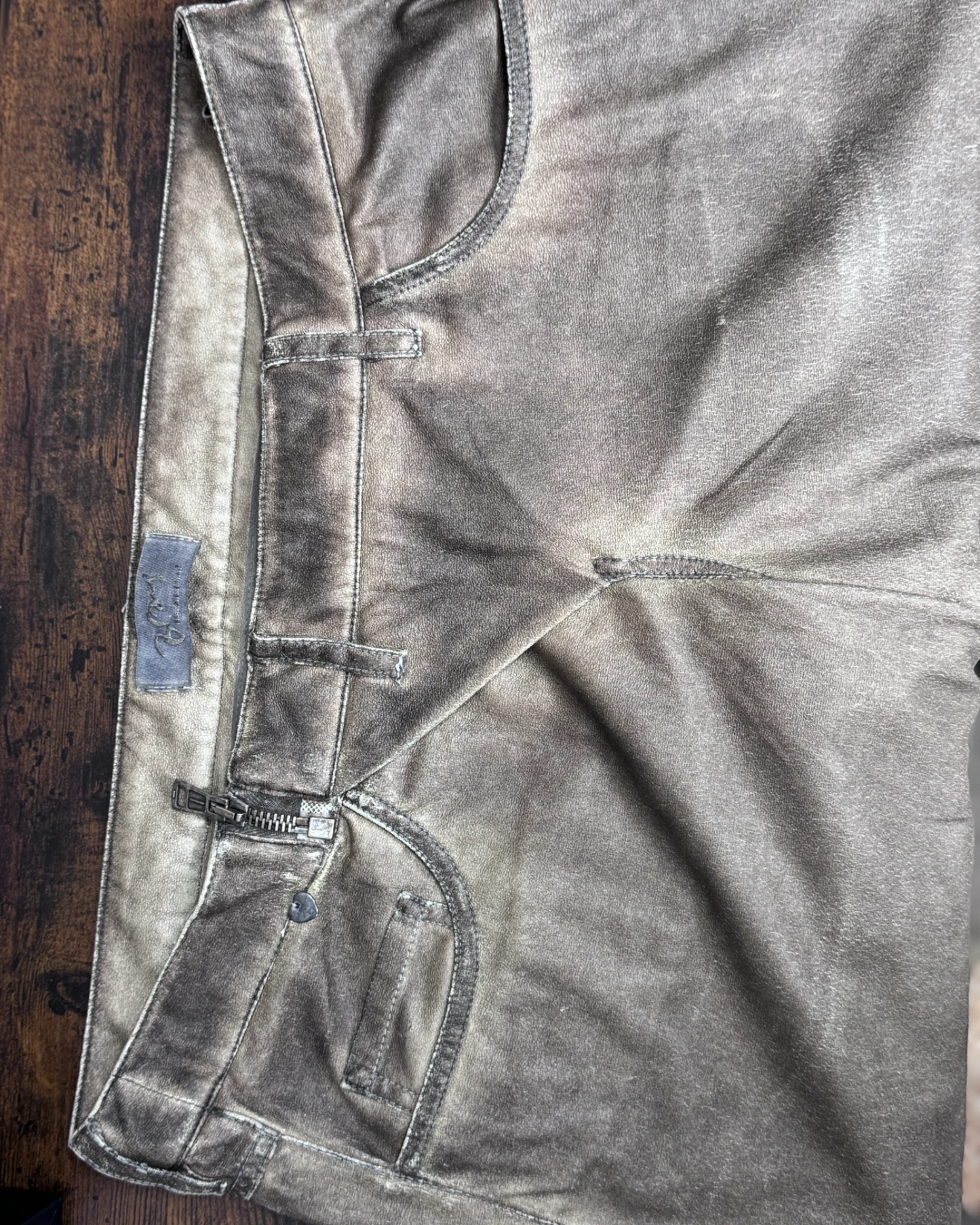 Pantalon Bray skinny grège fumé