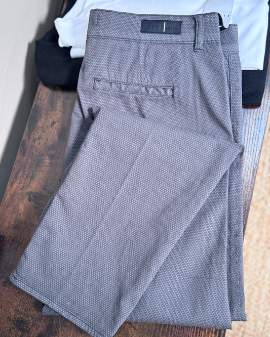 Pantalon Five Jeans Carly droit gris carbone