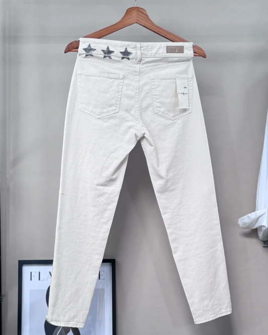 Pantalon Five Jeans Colette droit écru