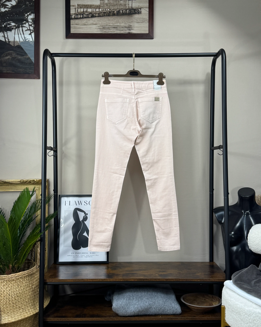 Pantalon Five Jeans droit Carol rose poudré