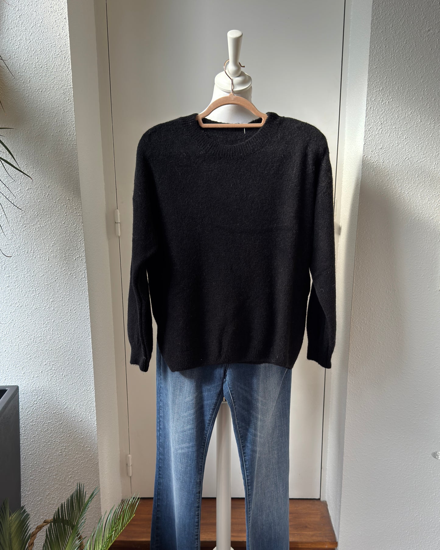 Pull manches longues Alpaga divers coloris en Taille unique noir