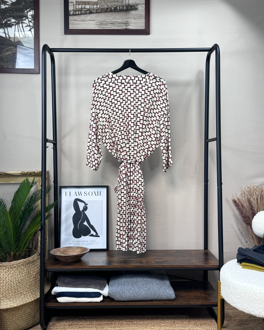 Robe Mos Mosh cache-cœur chauve-souris motifs graphiques