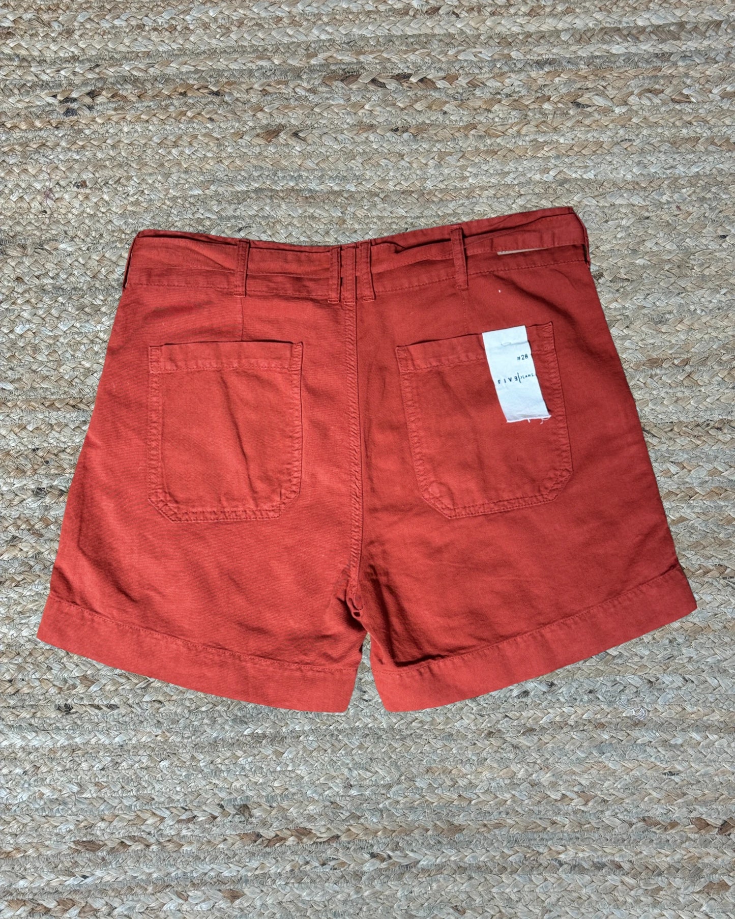 Short Five Jeans Félicie brique