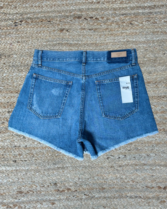 Short Five Jeans Stan bleu denim