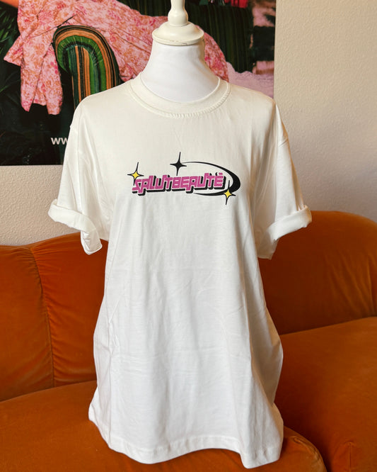 T-shirt "Sarlight Rose" Off White – Salut Beauté face