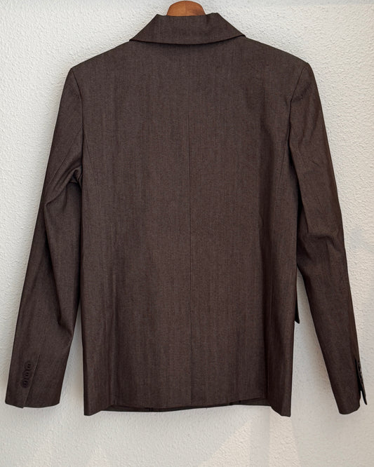 Veste denim marron - the dandy uniform - Salut Beauté dos