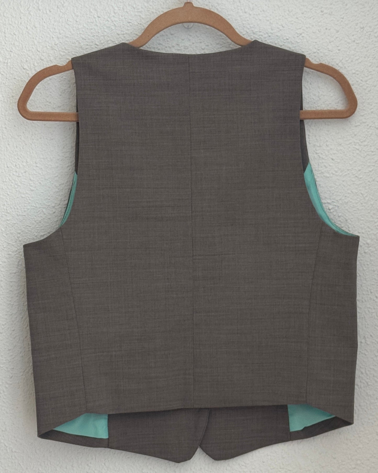 Veston beige gris - Salut Beauté dos