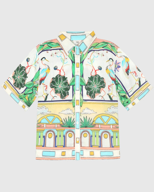 Chemise Silvaly Naturalia ciel - An'ge