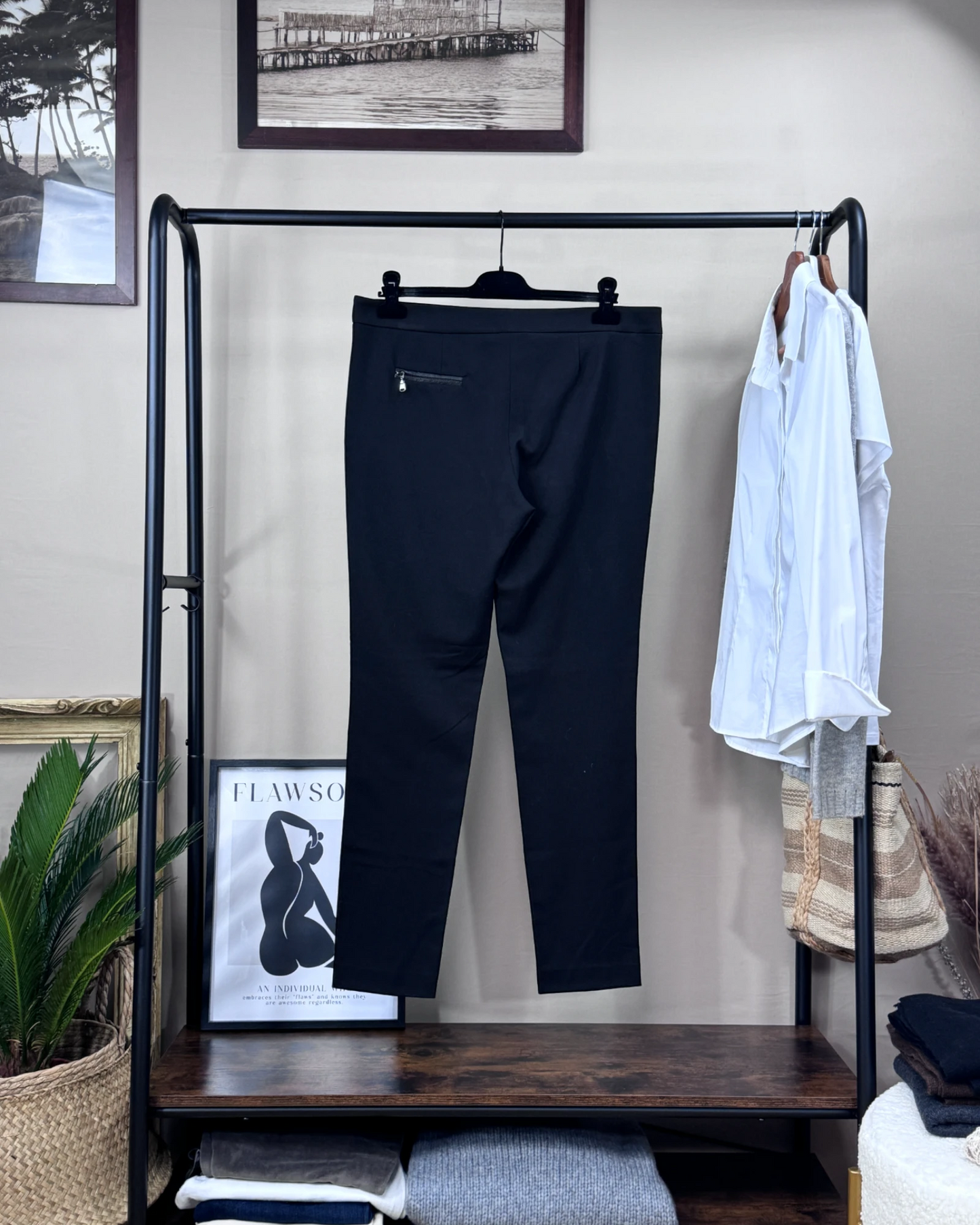 Pantalon cigarette Bray noir