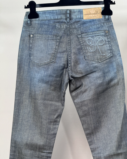 Jean IKKS slim durty blue