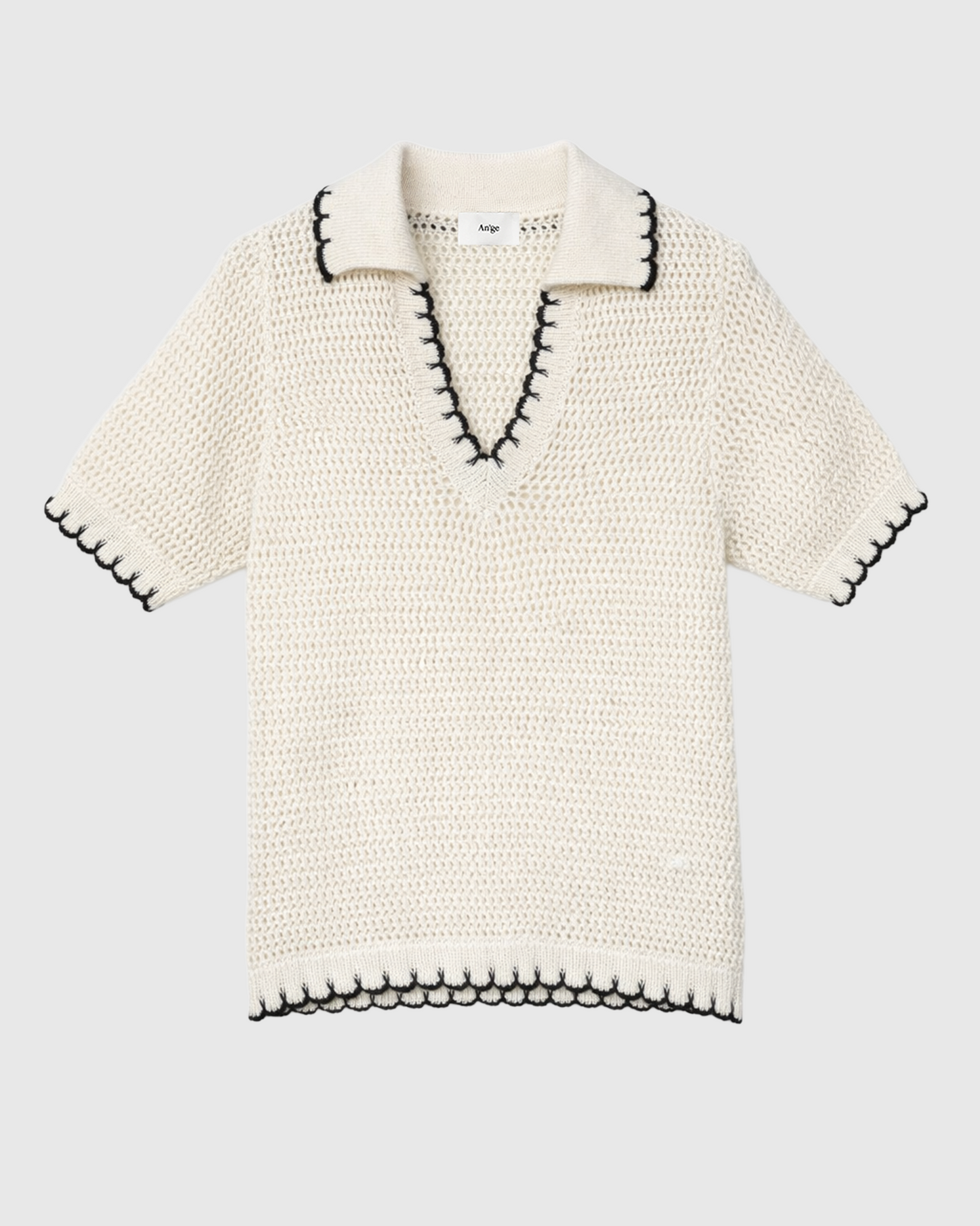 Polo Veza crochet manches courtes – An'ge