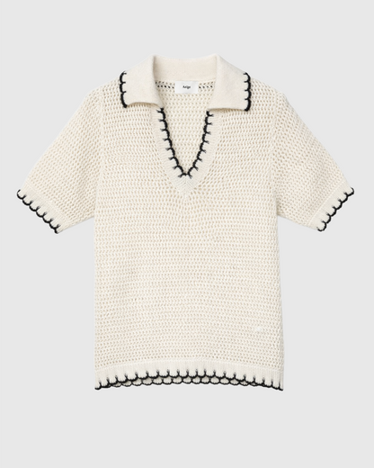 Polo Veza crochet manches courtes – An'ge