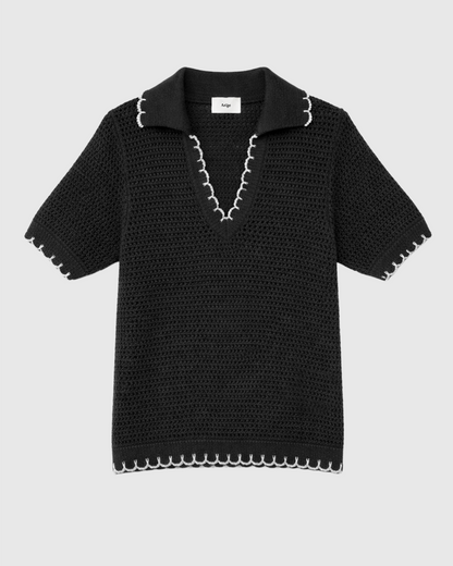 Polo Veza crochet manches courtes – An'ge