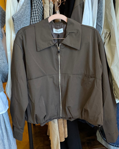 Blouson aviateur TAMBA col Kent Kaki