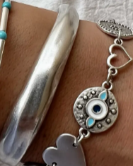 Bracelet large argent