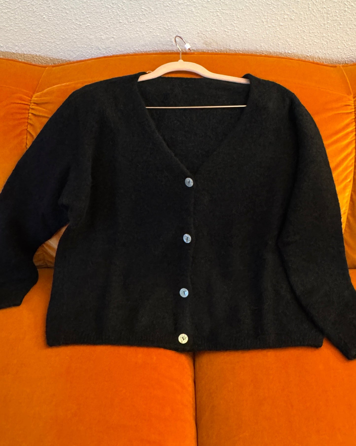 Cardigan Alpaga col V coloris divers taille unique