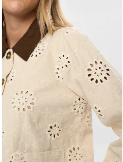 Veste Broderie Anglaise Irish Cream – Nümph