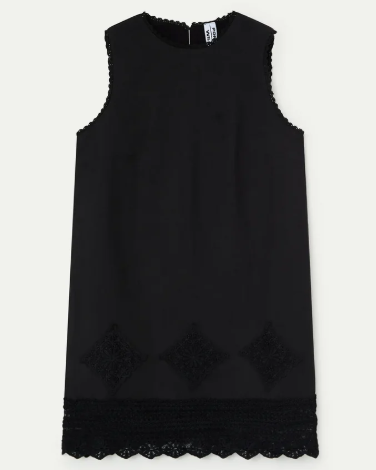 Robe WILD PONY Noire courte avec de dentelle