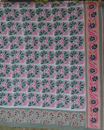 Foulard Les Belles Vagabondes Carré Coton Bio 100x100cm