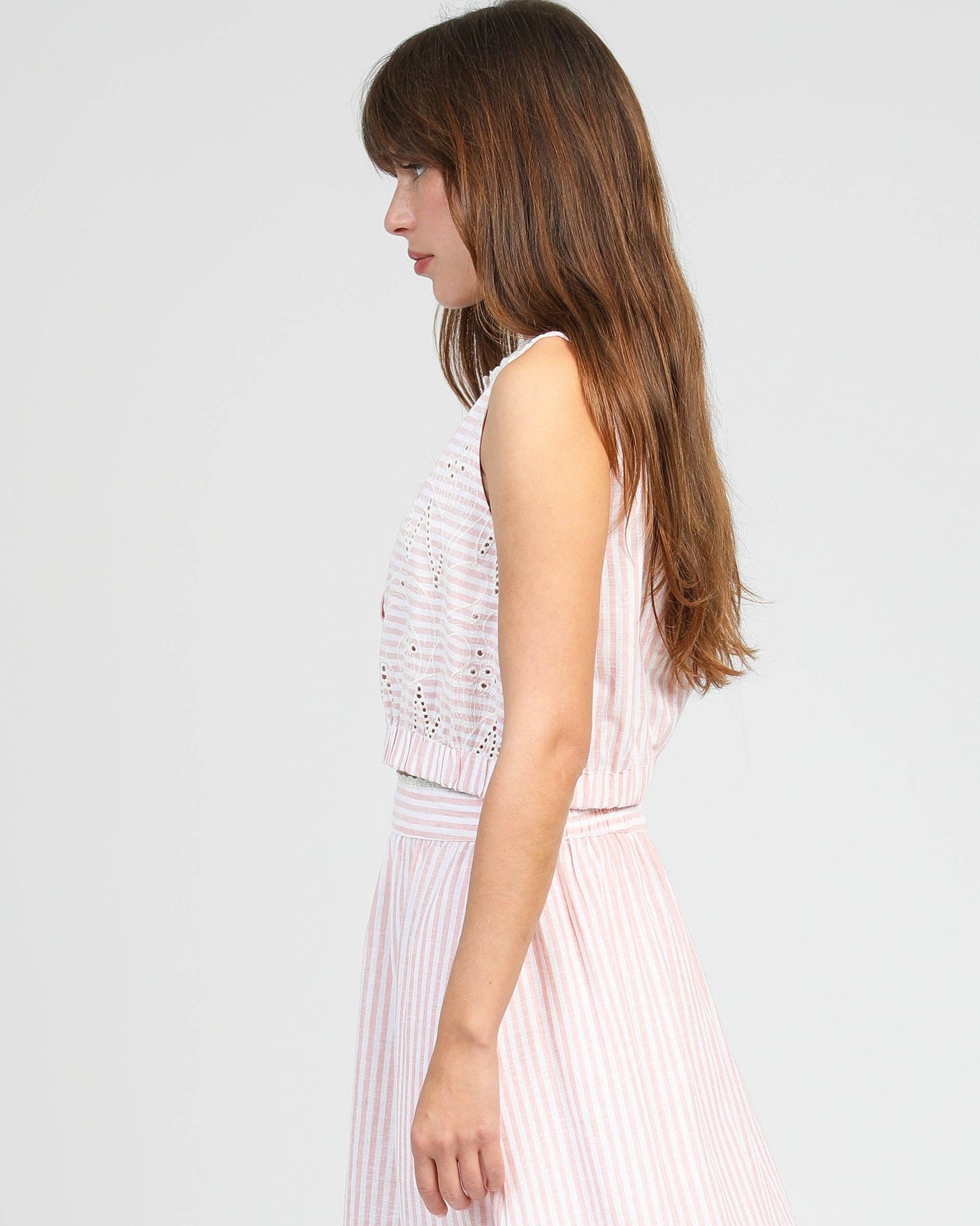 Chemise Salyta Corail – An'ge côté ensemble