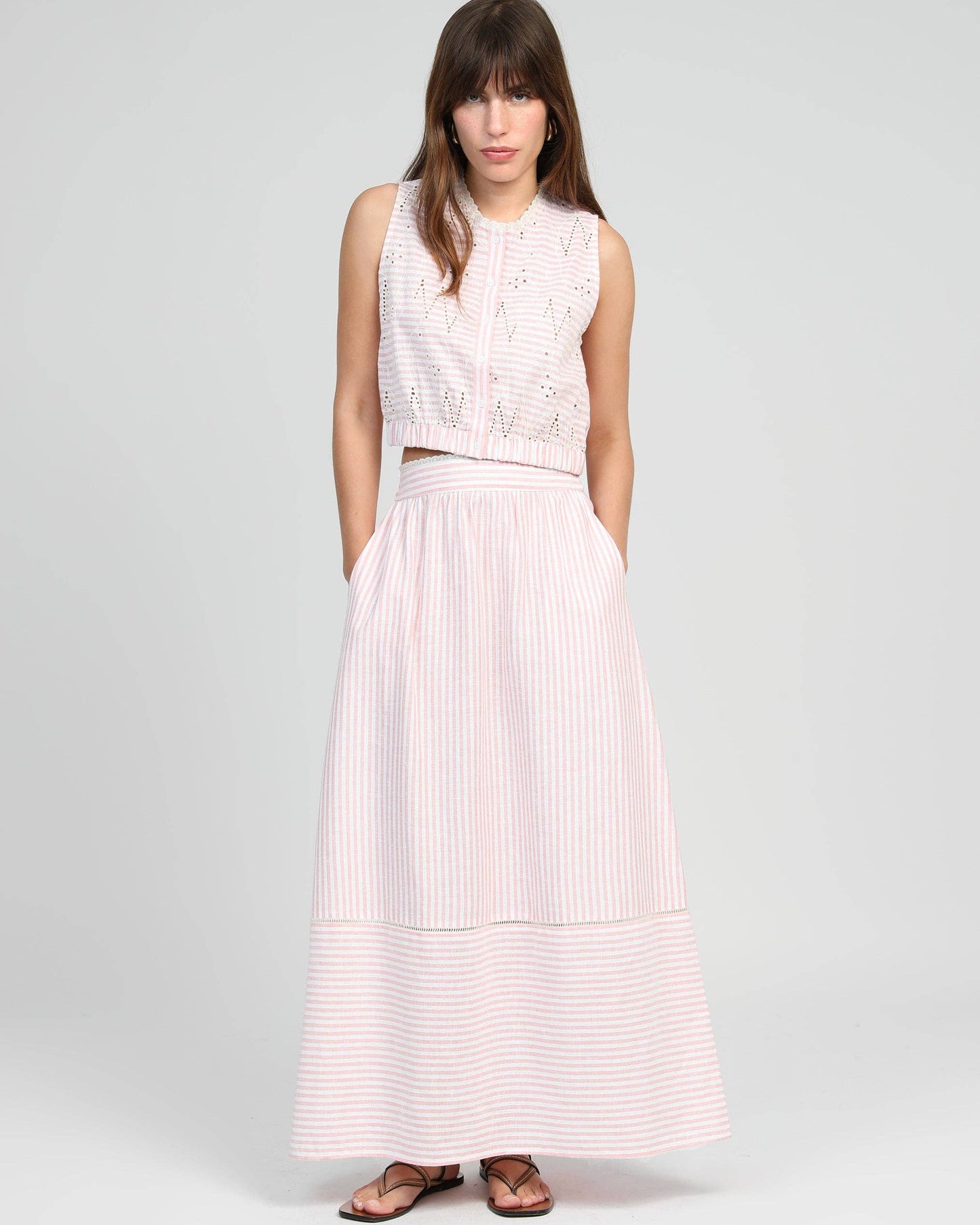 Chemise Salyta Corail – An'ge zoom ensemble