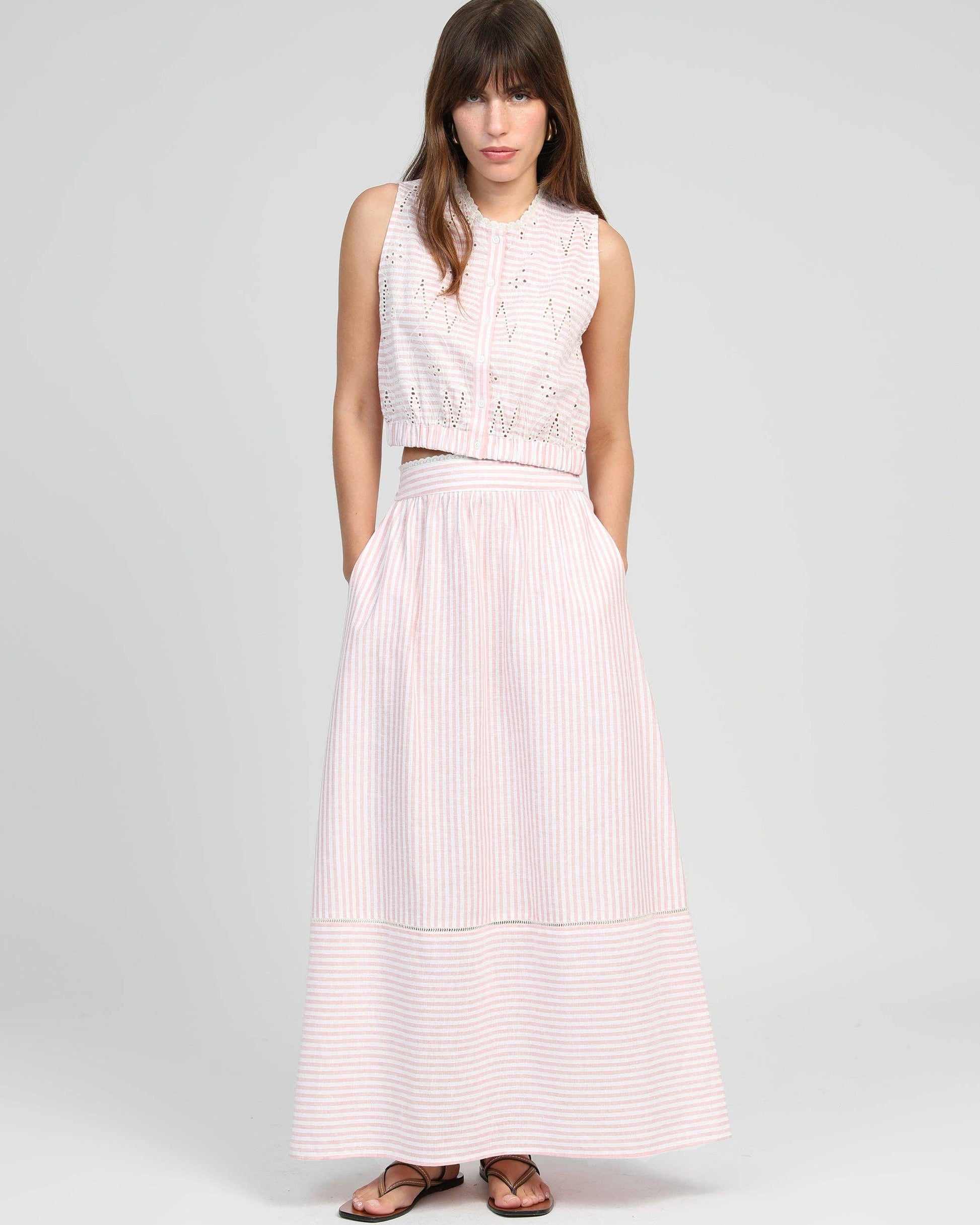 Chemise Salyta Corail – An'ge zoom ensemble