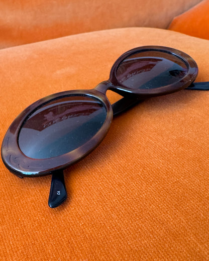 Lunettes de soleil vintage écaille marron Annabella - Salut Beauté