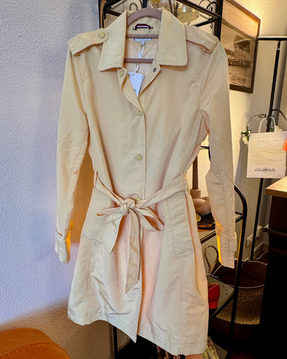 Trench imperméable jaune beurre modèle Saba Packable – TOMMY HILFIGER - Taille S