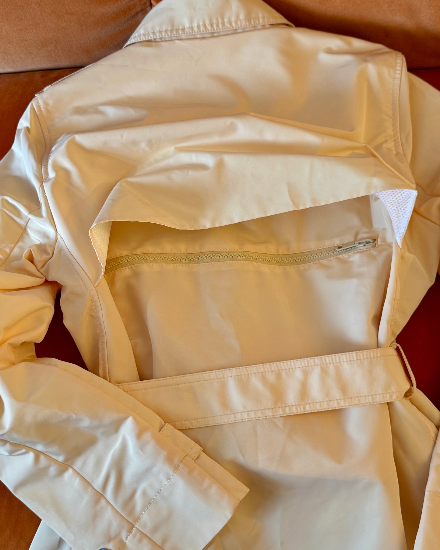 Trench imperméable jaune beurre modèle Saba Packable – TOMMY HILFIGER - Taille S
