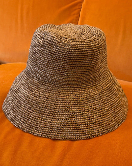 Chapeau d'été NORO Paris artisanal origine Madagascar Raphia divers coloris et tailles