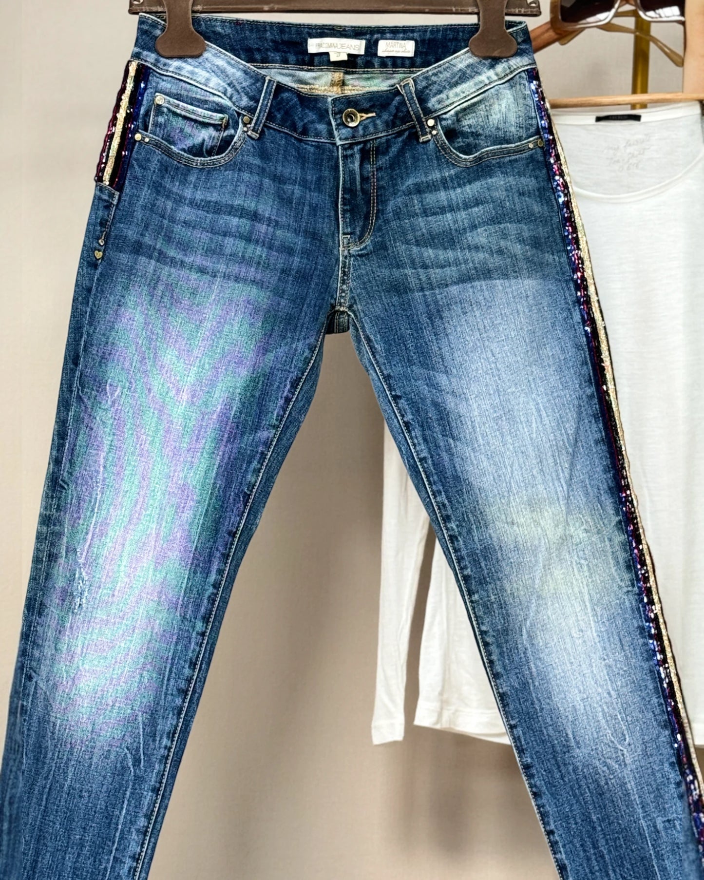 Jean Fracomina J.Martina bleu denim slim