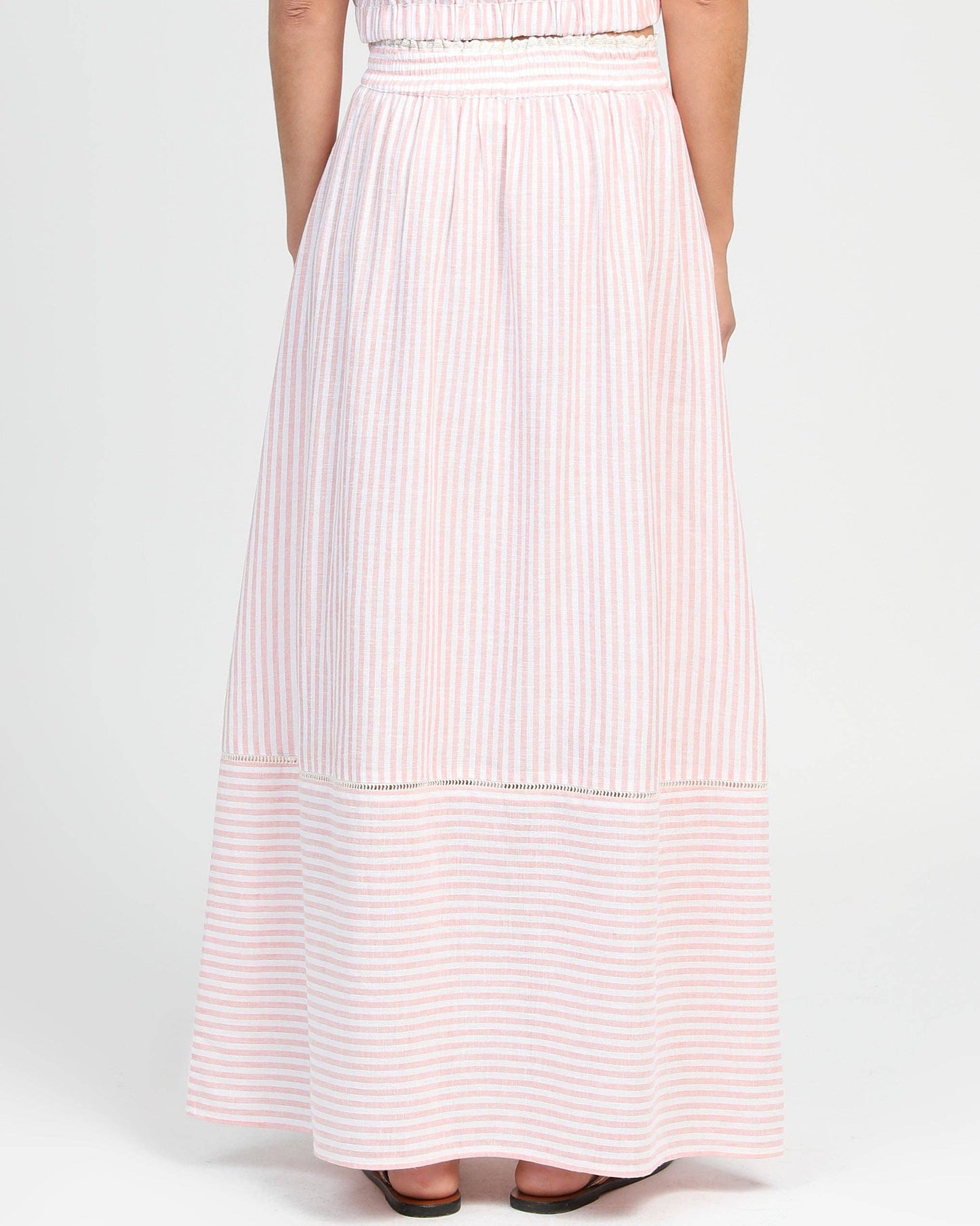 Jupe Midi Ralyta Corail – An'ge  dos