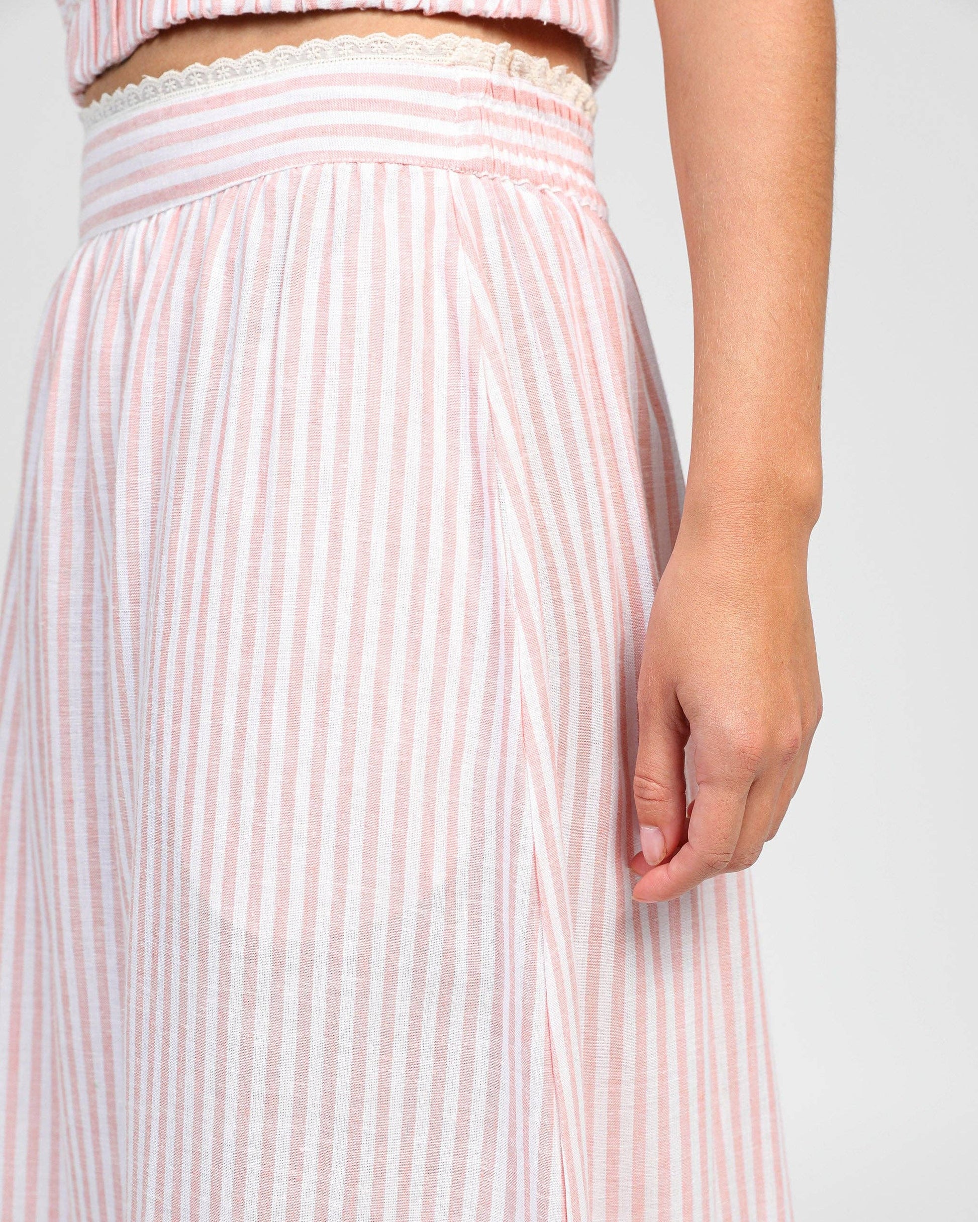 Jupe Midi Ralyta Corail – An'ge  zoom