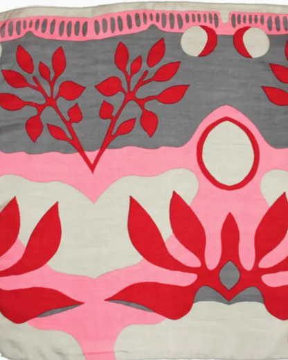 Foulard Les Belles Vagabondes carré mini en soie 50x50cm