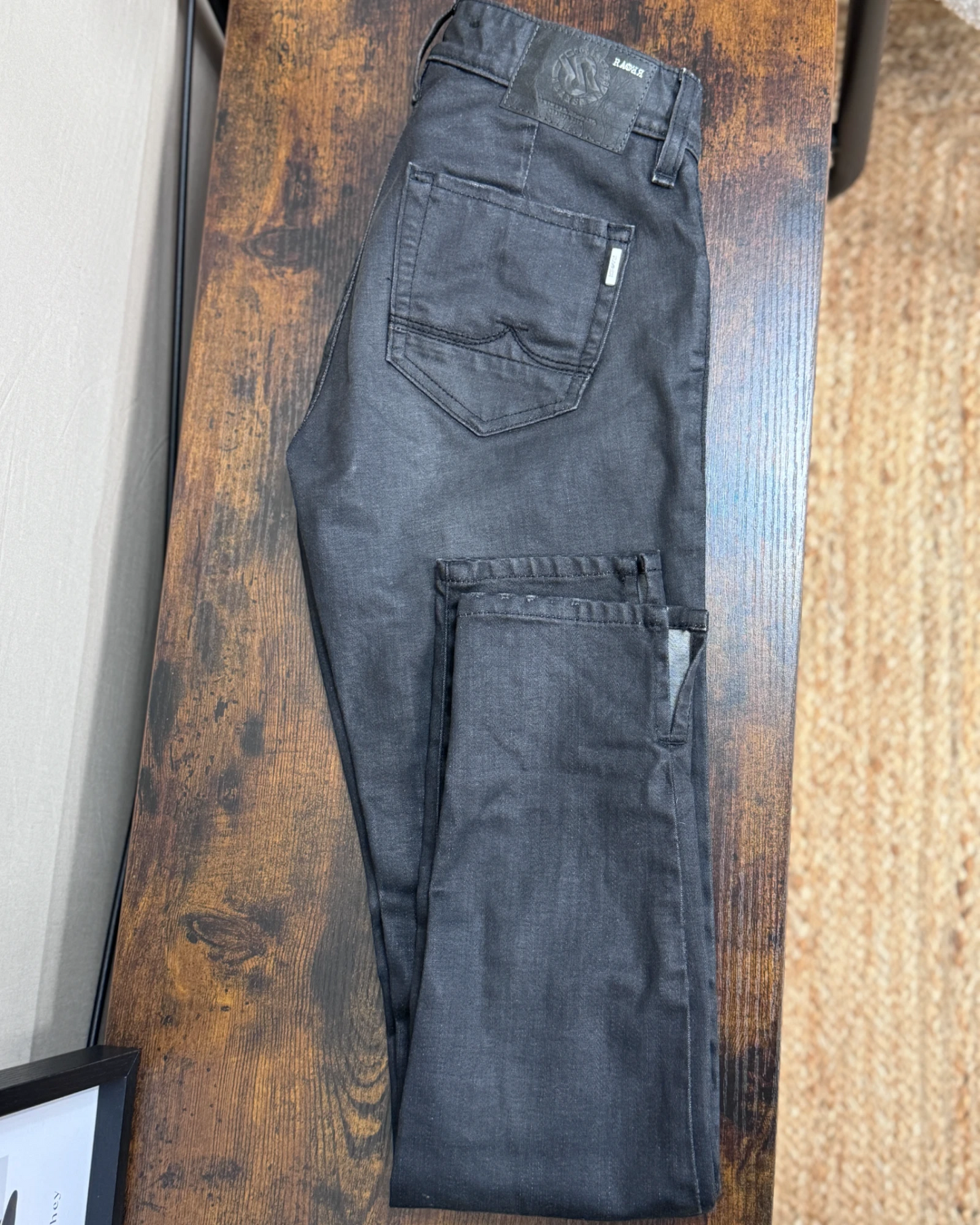 Jean Raer slim noir vintage