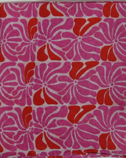 Foulard Les Belles Vagabondes carré mini en soie 50x50cm