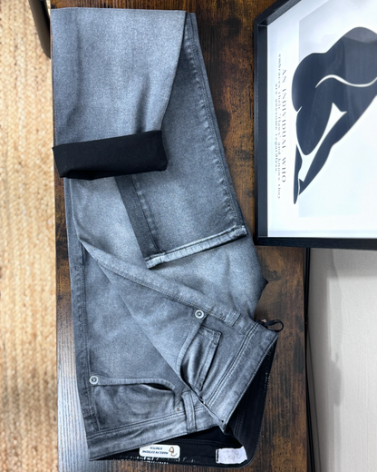 Pantalon slim Bray gris effet délavé