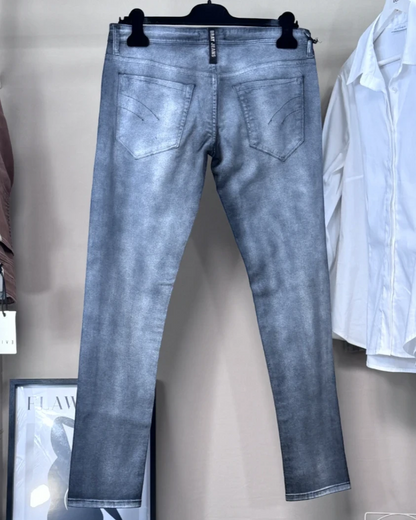 Pantalon slim Bray gris effet délavé