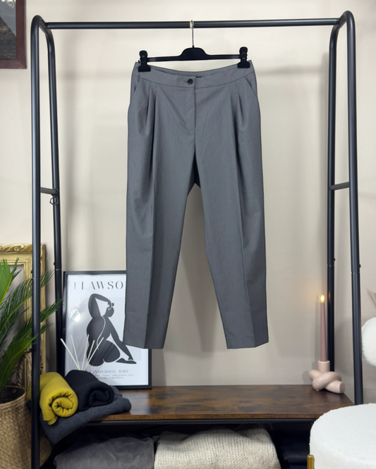 Pantalon Corleone Boston à pinces gris anthracite