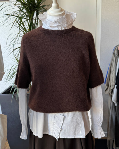 Pull manches courtes Alpaga - Taille unique face