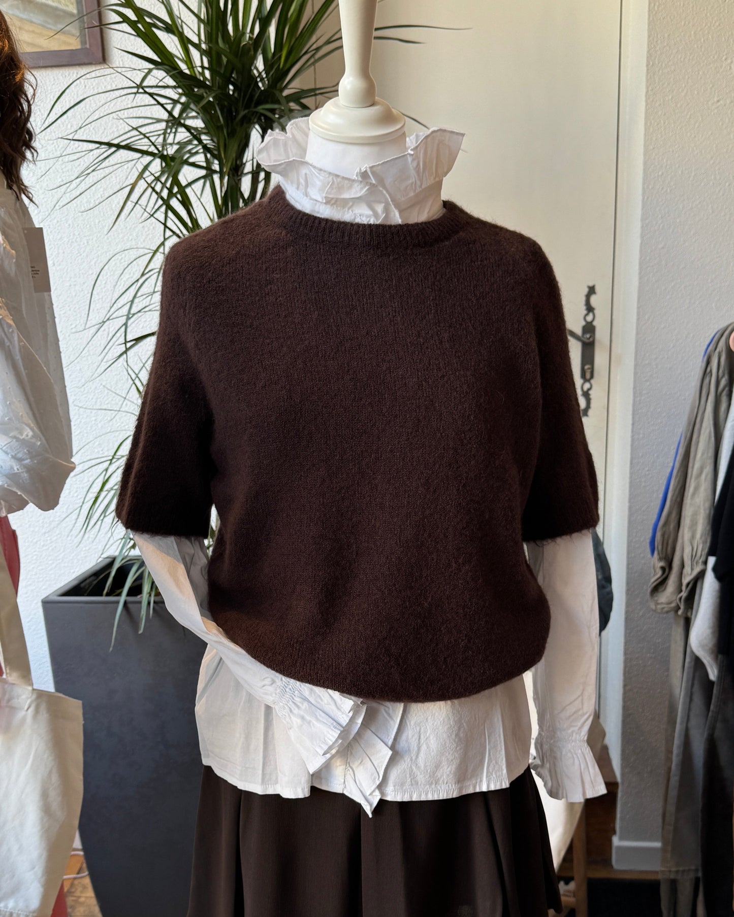 Pull manches courtes Alpaga - Taille unique set