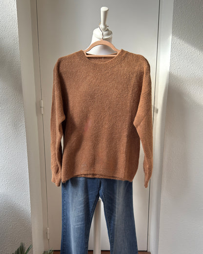 Pull manches longues Alpaga divers coloris en Taille unique camel